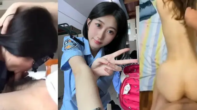 玩個警花 穿著制服口交真刺激 看著蠻清純一插入就現出母狗本色