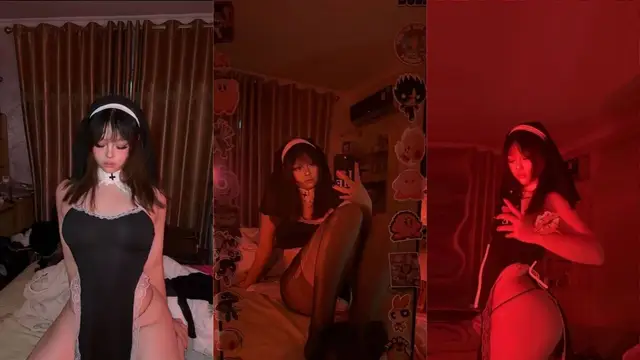 陝西反差婊【王梓芮】洩密,歐美妝cos修女自慰插穴，異域風情拉滿極度誘惑淫蕩！